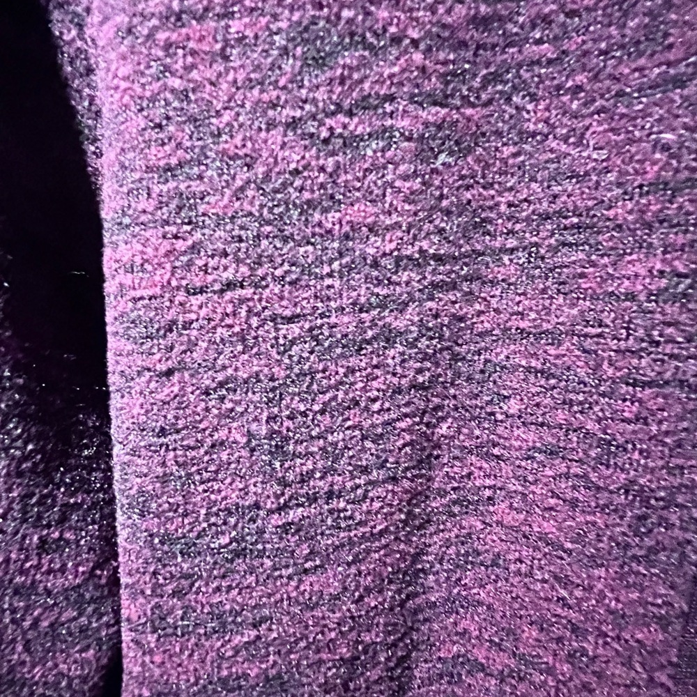 Agnes & Dora Long Open-Front Cardigan in Plum - Picture 3 of 3